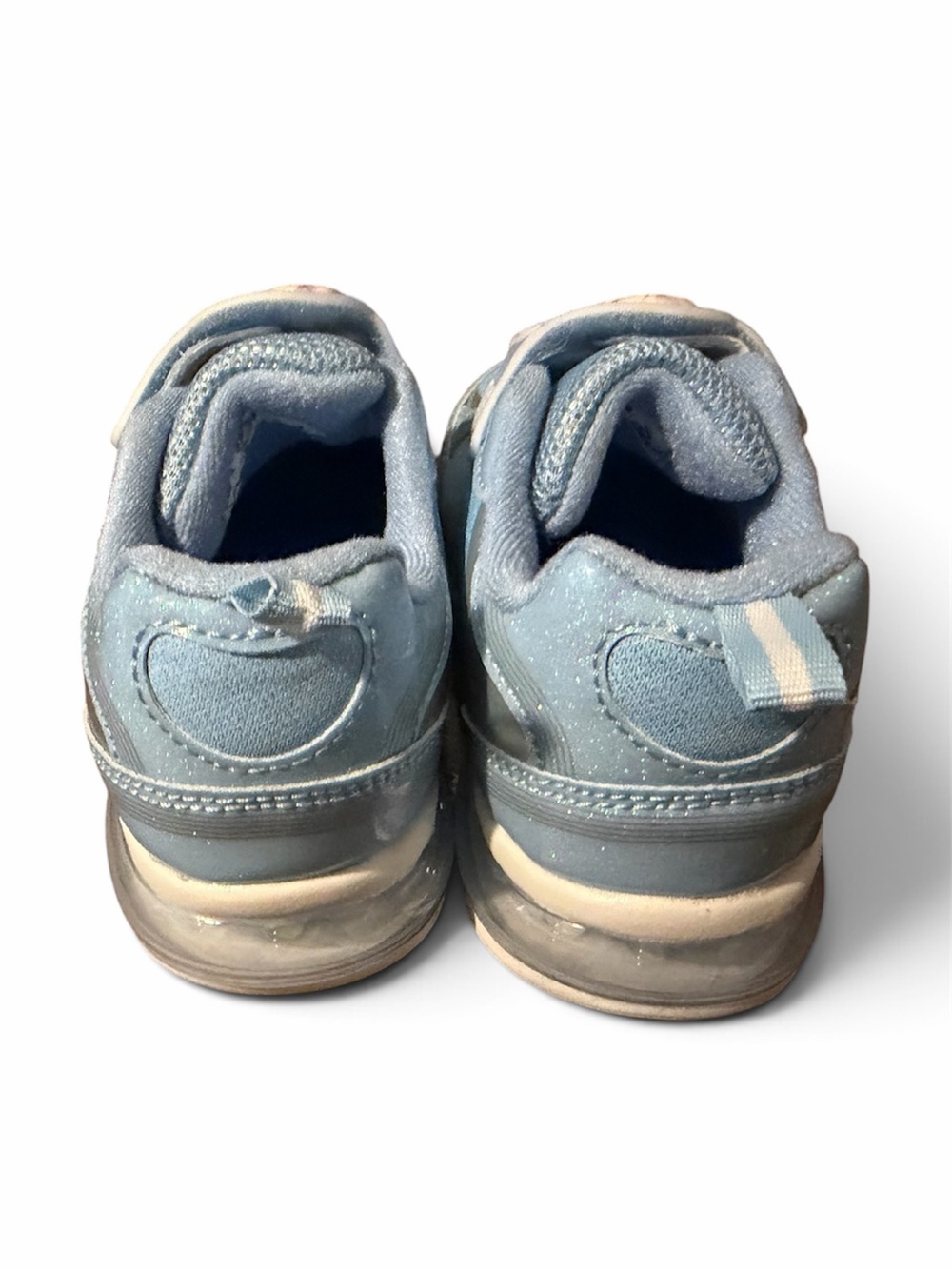 Light-Up Blue Kids Sneakers with Frozen Character Detail - Picture 9 of 9